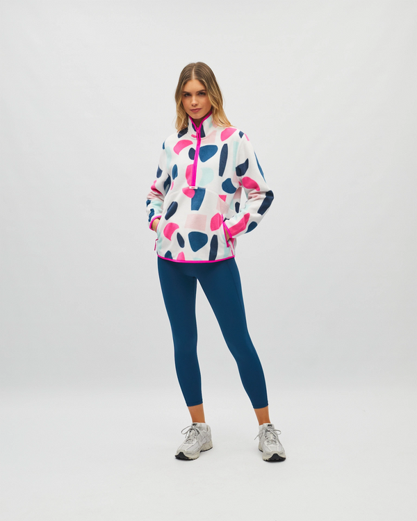 Poppy Half Zip Multi Colour