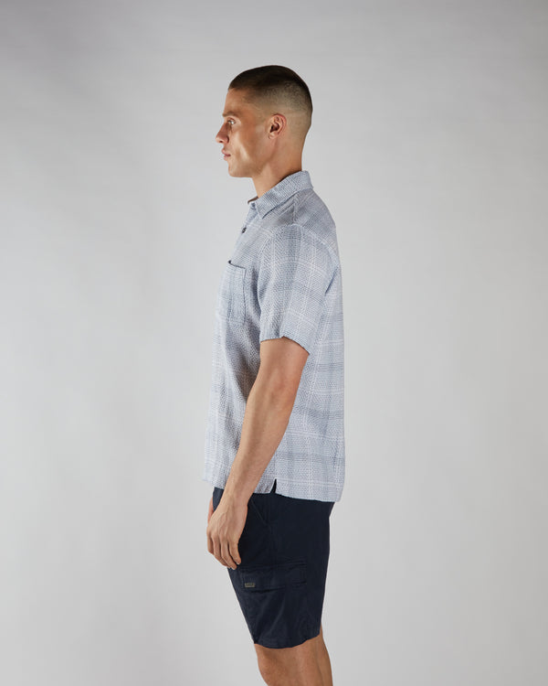 Raff SS Shirt Blue Check