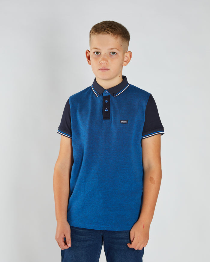 Robinson Birdseye Polo Navy/Blue