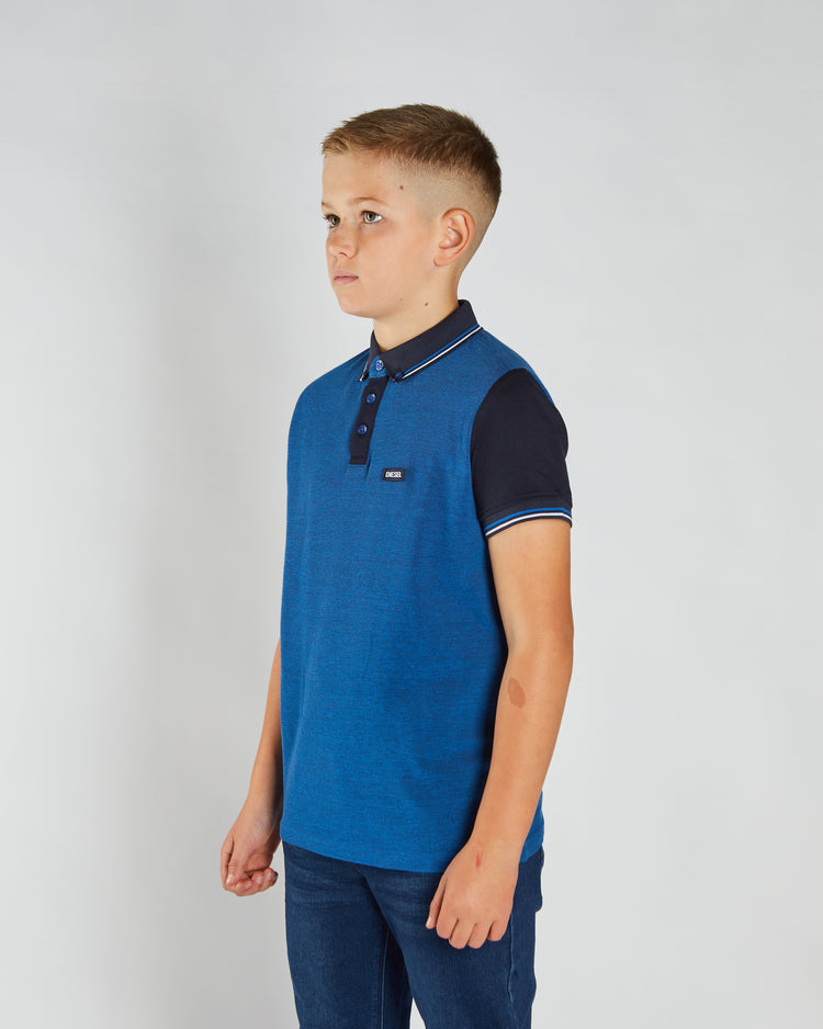Robinson Birdseye Polo Navy/Blue