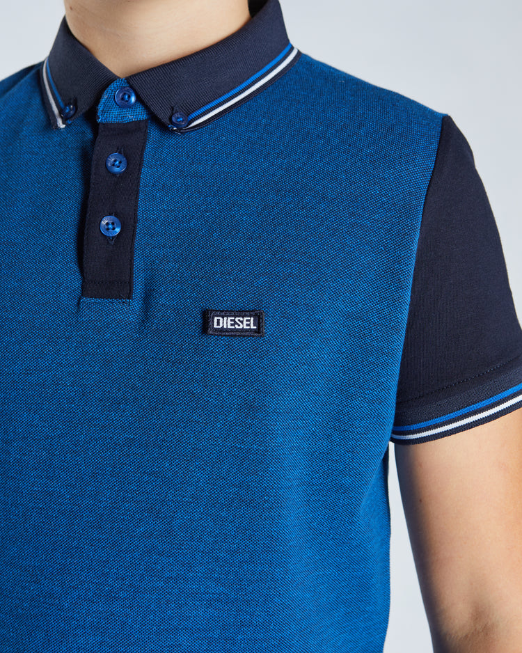Robinson Birdseye Polo Navy/Blue