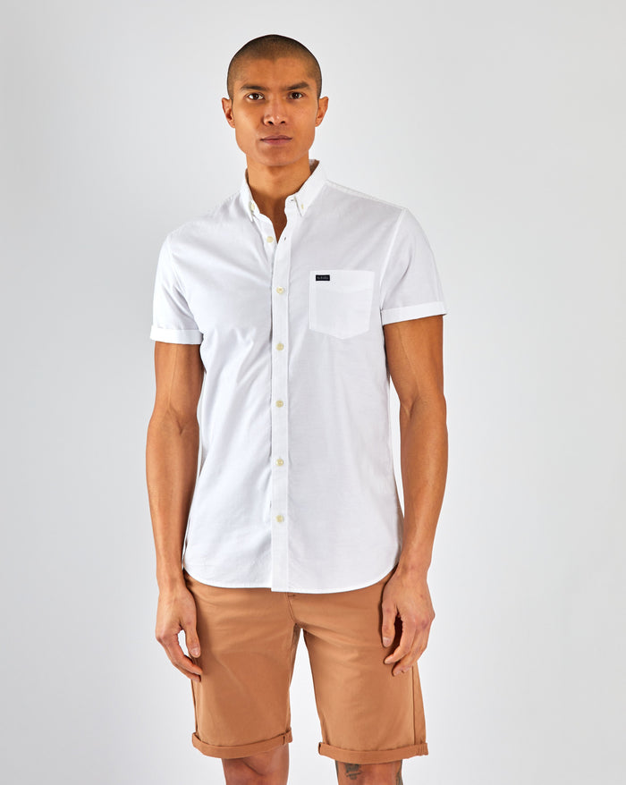 Ryan Oxford SS Shirt Optic White