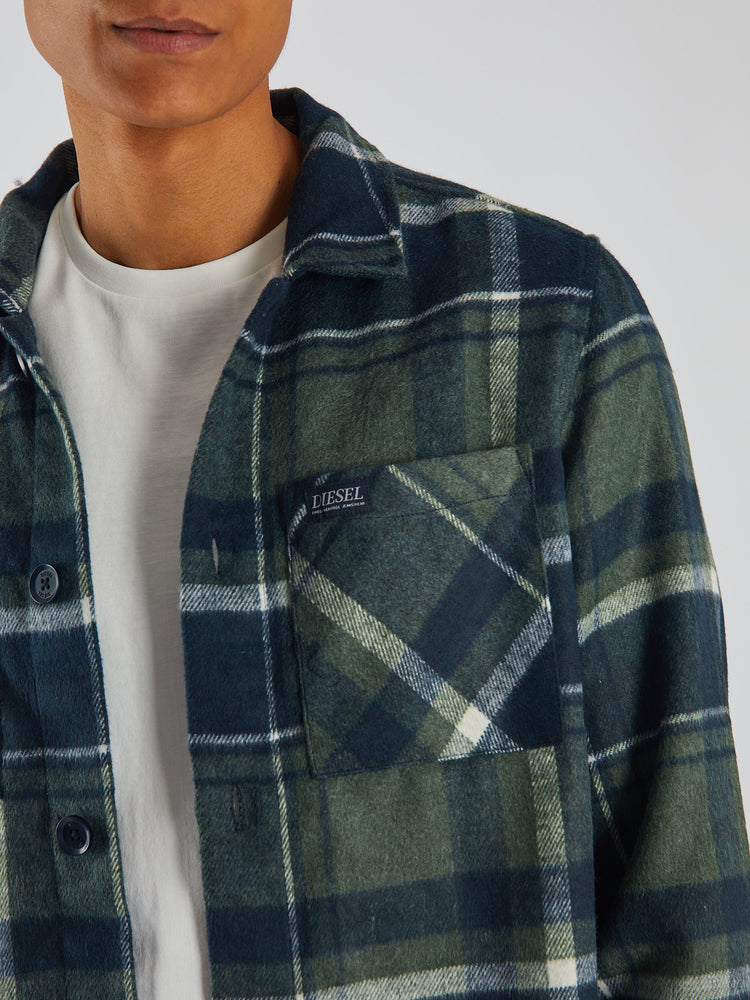 Salvador Overshirt Workwear Green Check