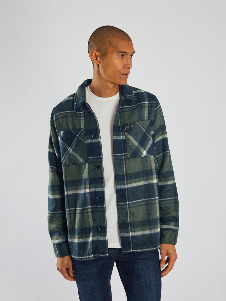 Salvador Overshirt Workwear Green Check