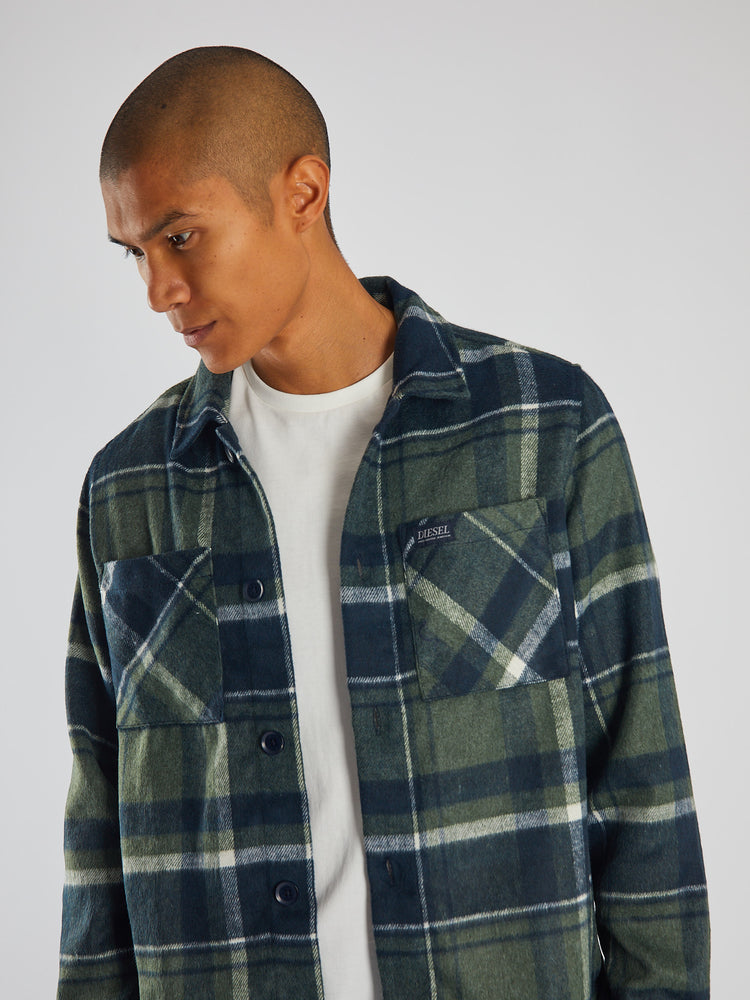 Salvador Overshirt Workwear Green Check