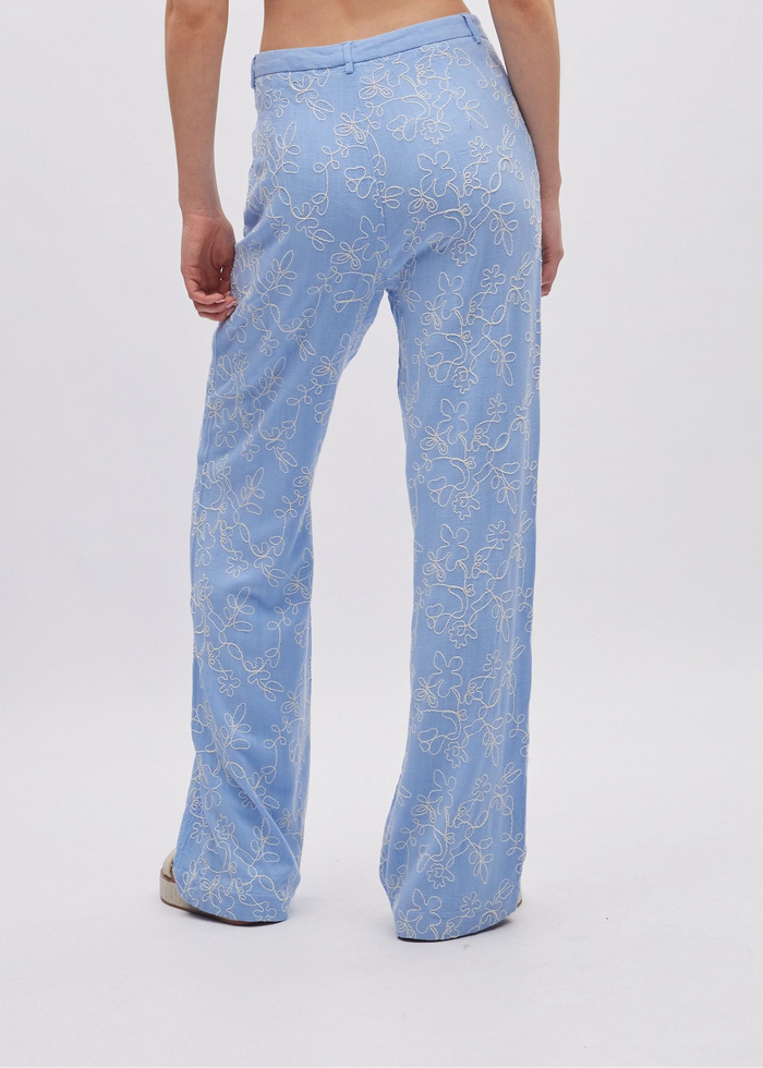 Samantha Trousers Blue Daisy