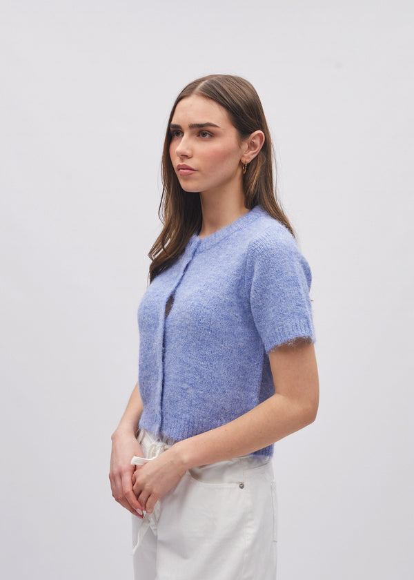 Shelby Knit Blue Daisy