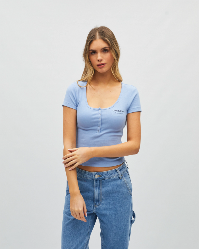 Simone Tee Blue Daisy