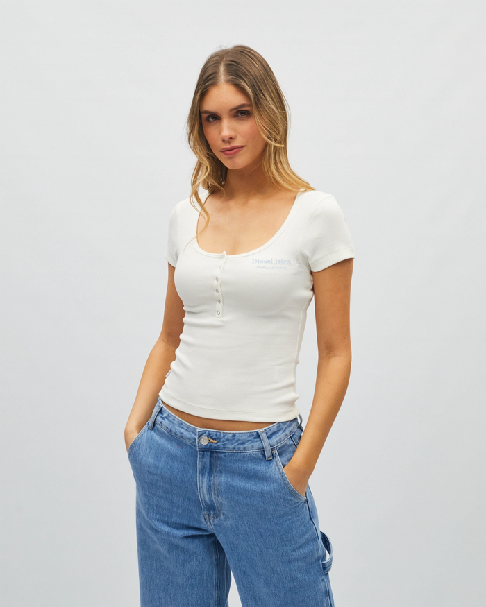 Simone Tee Dove White