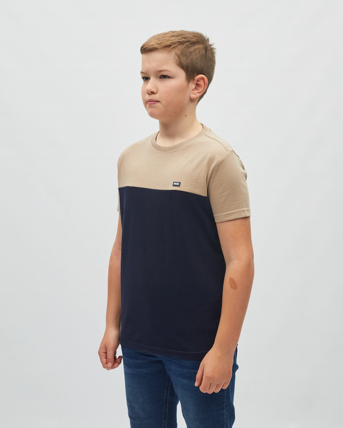 Sydney Tee Sand/Navy