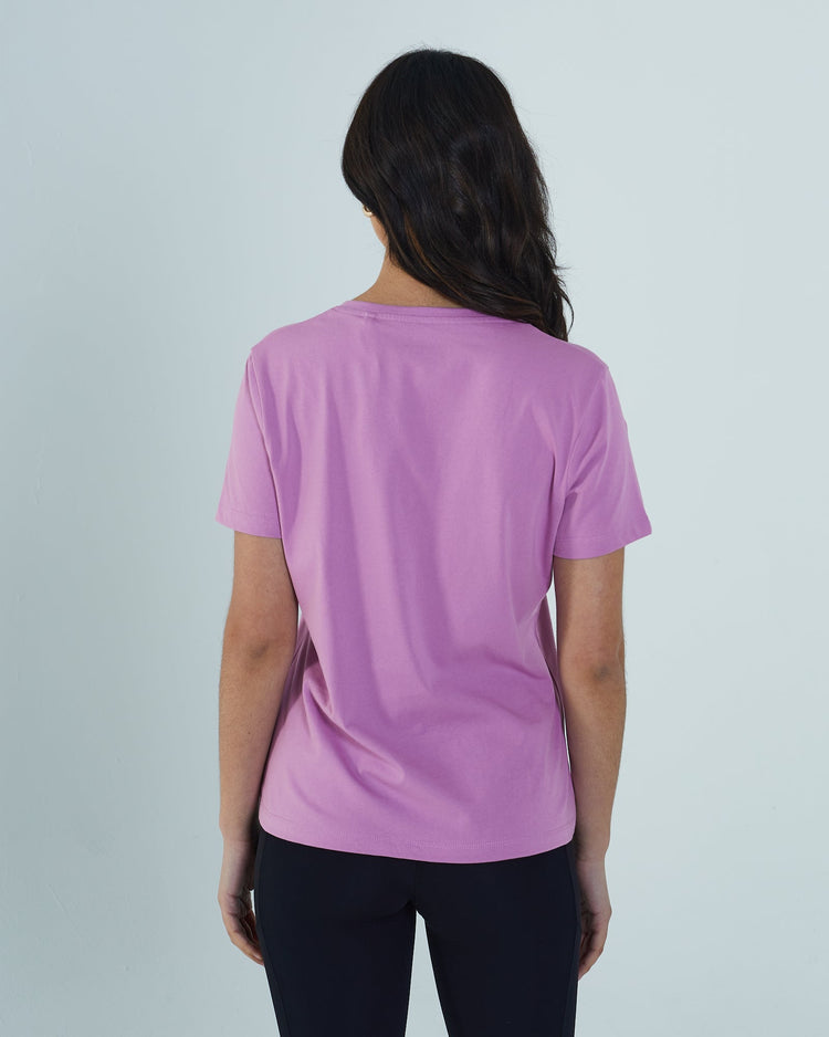 Lake T-Shirt Purple Orchid