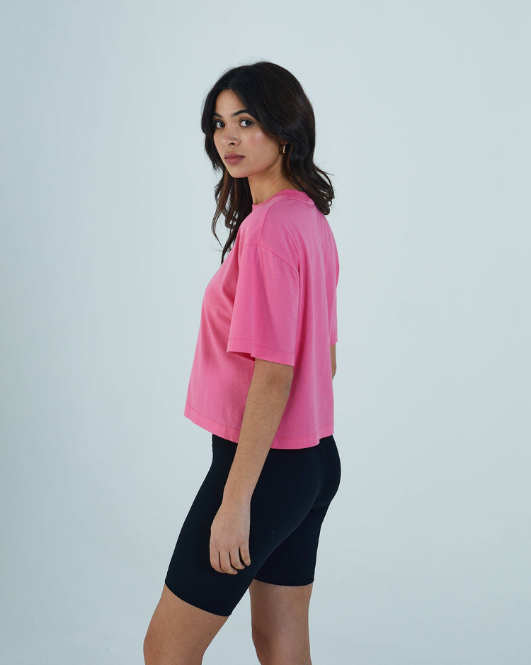 Joy Boxy T-Shirt Bubblegum Pink