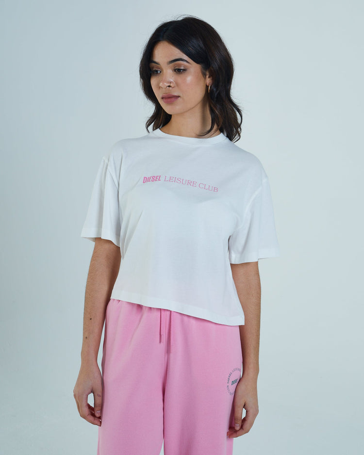 Joy Boxy T-Shirt Cloud White