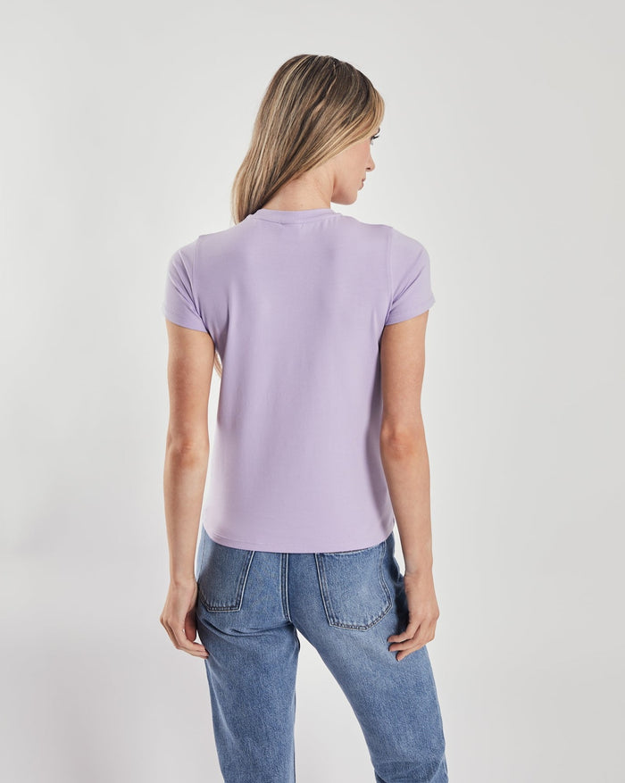 Anneli T-Shirt Purple Rose