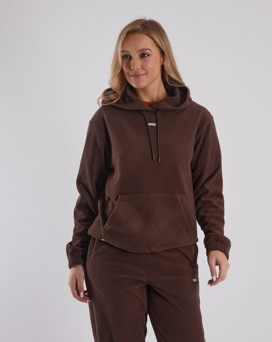 Tabea Fleece Hood Deep Coco