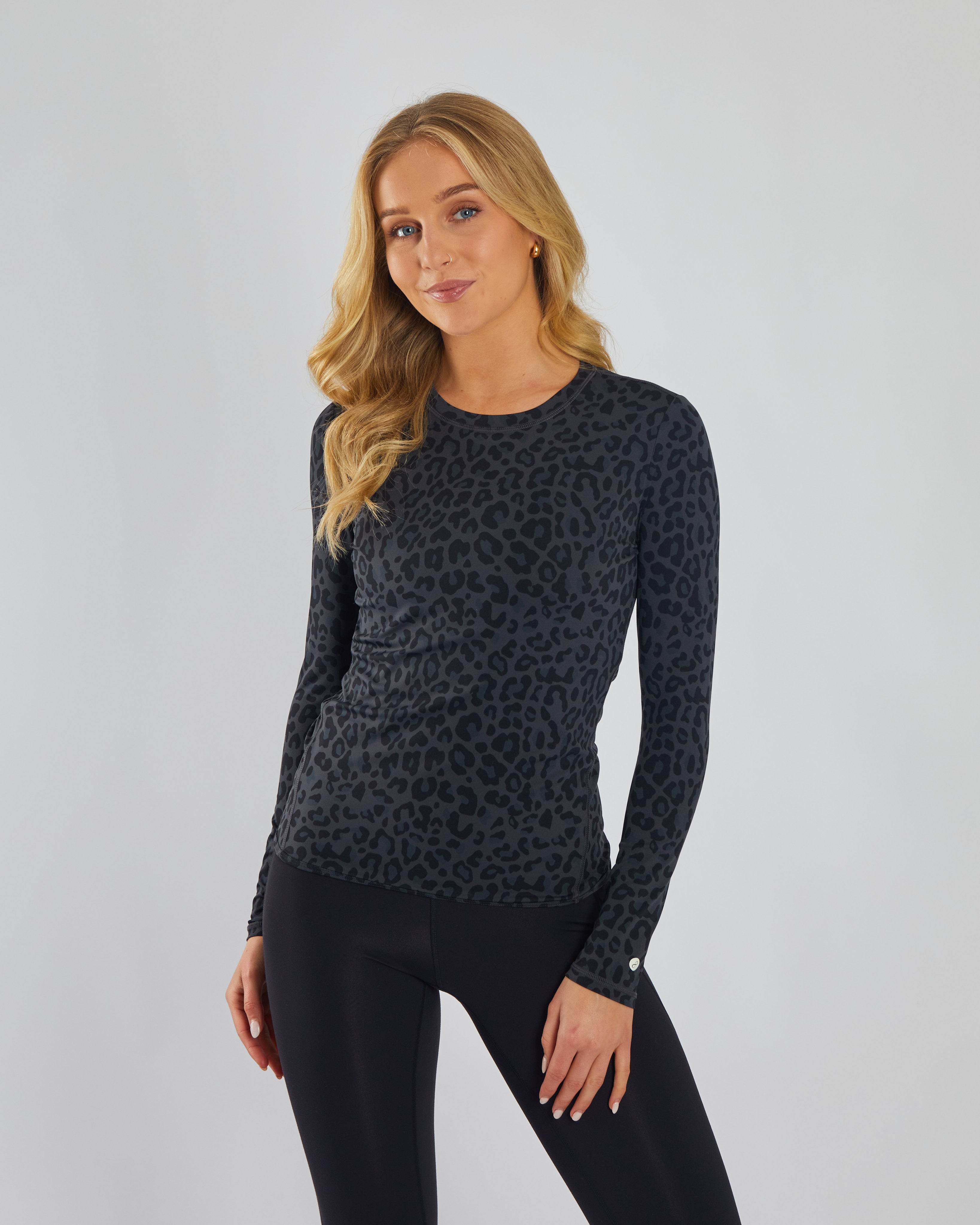 Thalia Long Sleeve Top Leopard Print — Diesel.ie