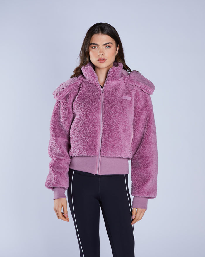 Thea Fleece Jacket NY Pink