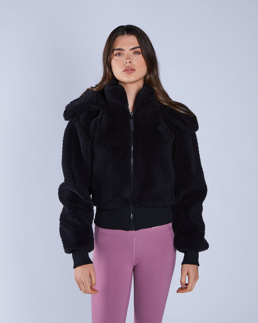 Thea Fleece Jacket Pitch Black