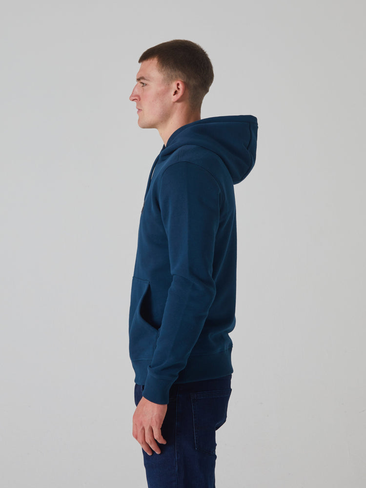 Theo Hoodie Midnight Teal