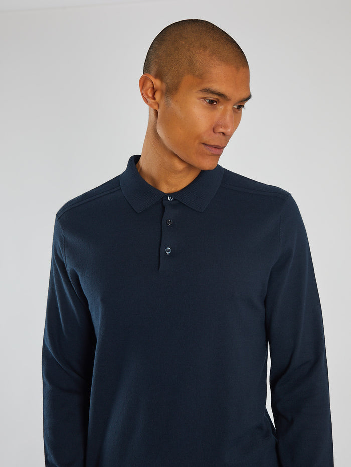 Trey Polo Knit North Navy