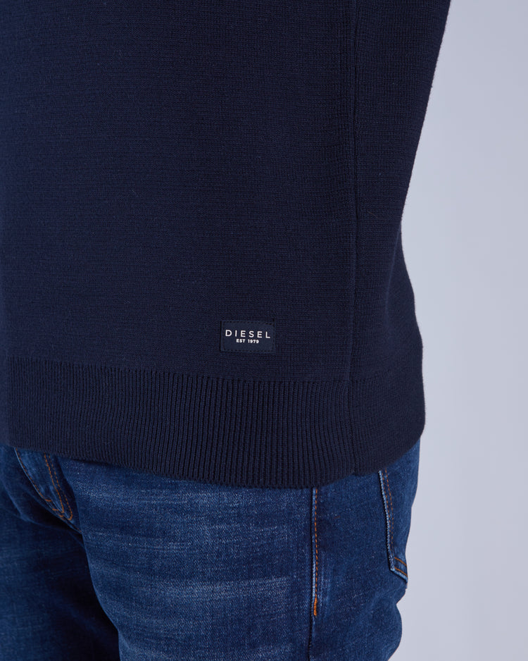 Tully Half Zip Petrol Blue
