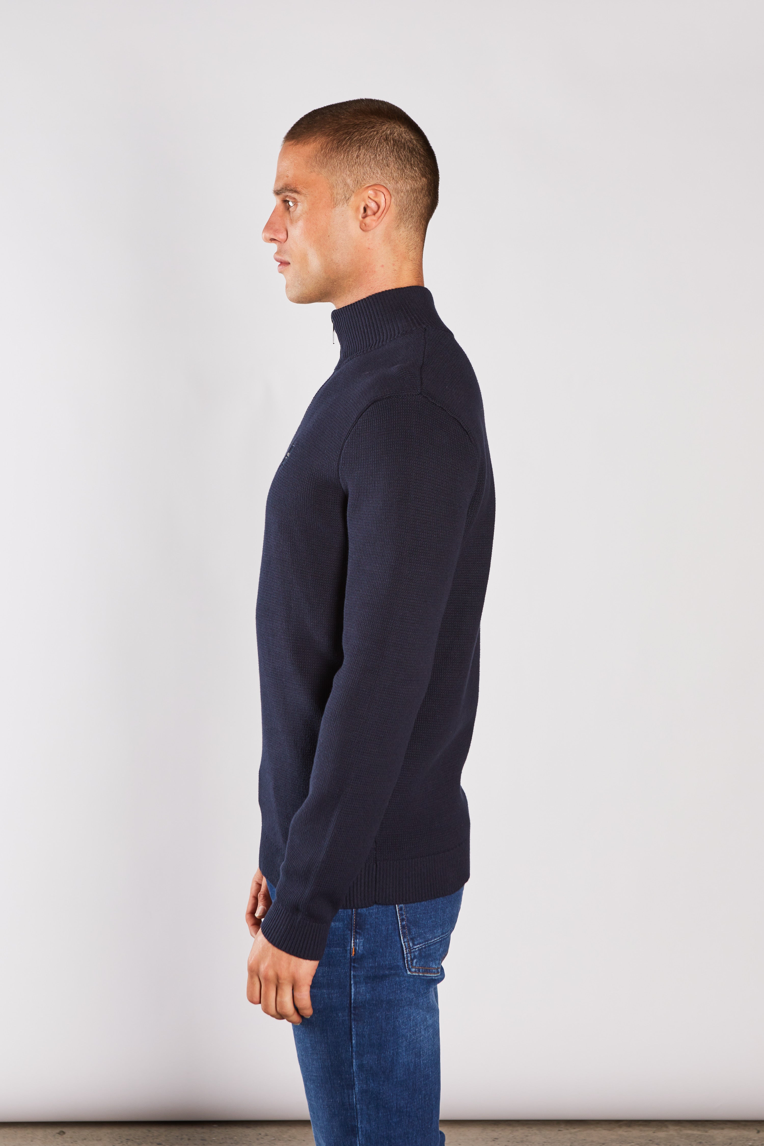 Twain Half Zip Petrol Blue — Diesel.ie