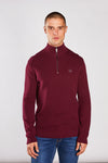 Twain Half Zip Fig Marl