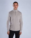 Twain Half Zip Grey Marl Beachcomber