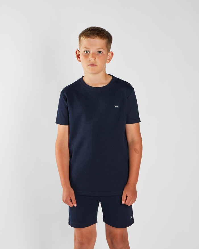 Toby Textured Tee Navy
