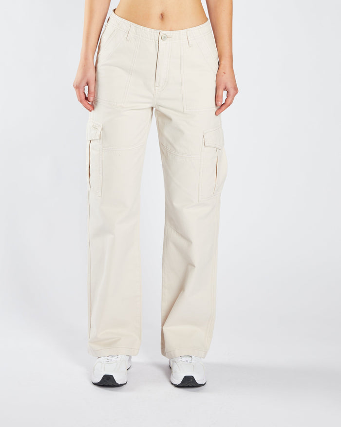 Tyler Cargo Pant Stone White