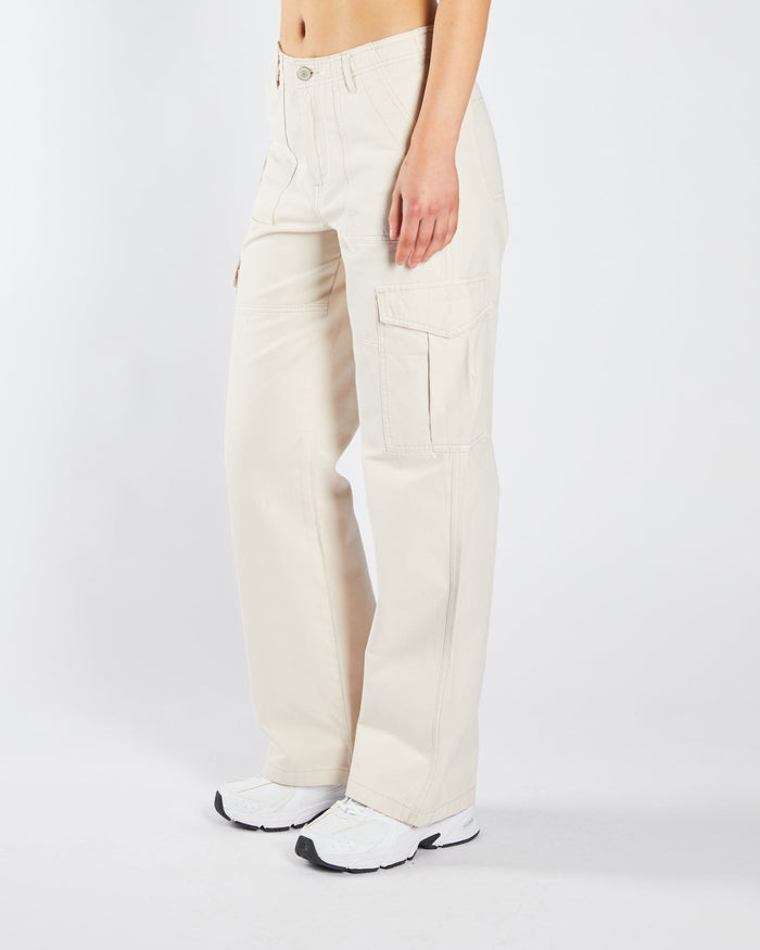 Tyler Cargo Pant Stone White