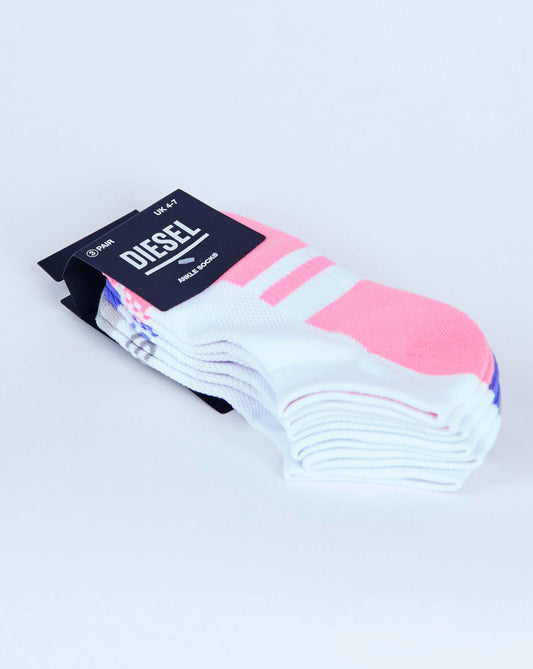 Makenzie Ankle Socks Blueberry / Pink