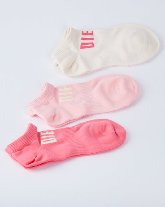 Libby 3 Pack Active Socks Raspberry / Pink