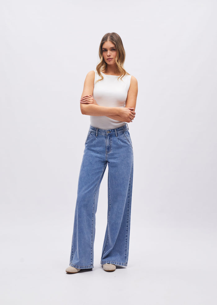 Cameron Wide Leg Light Blue