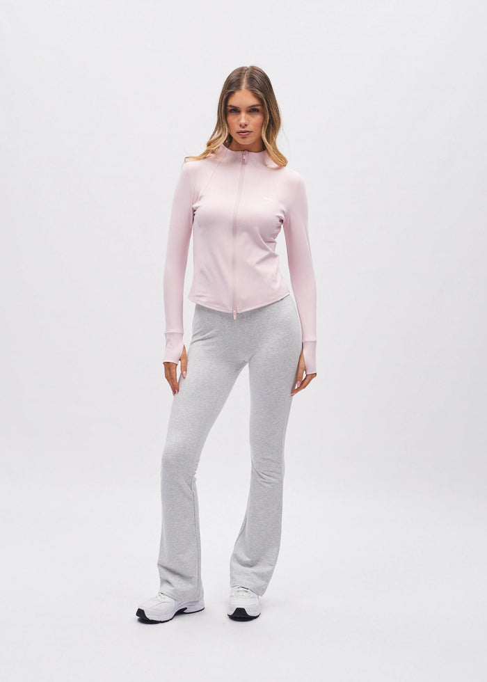 Polly Flare Pant Grey Marl