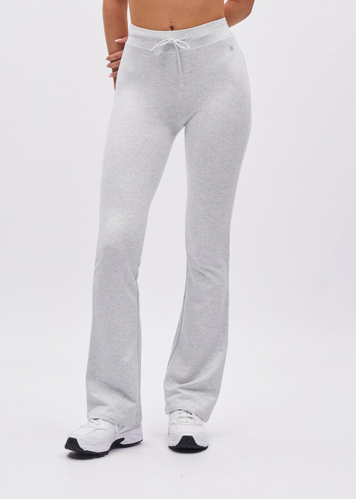 Polly Flare Pant Grey Marl