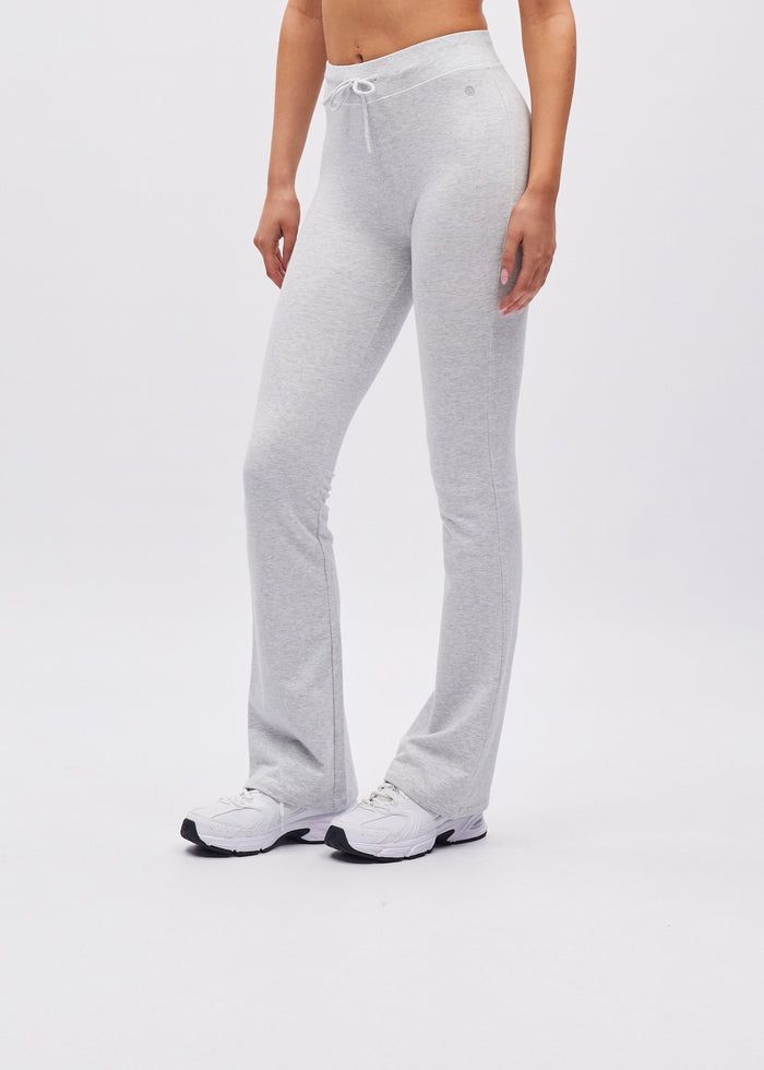 Polly Flare Pant Grey Marl