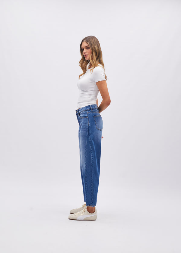 Yvette Barrel Fit Blue