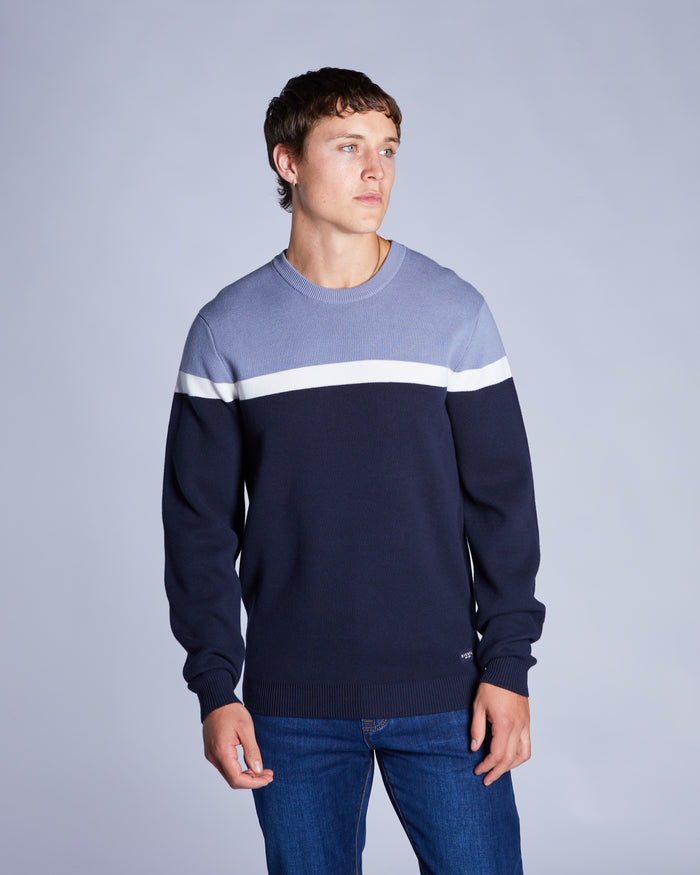 Vic Sweater Blue Wave
