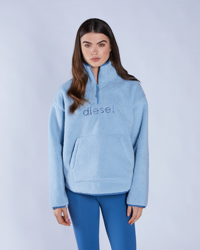 Wendelin Half Zip Fleece Ocean Breeze