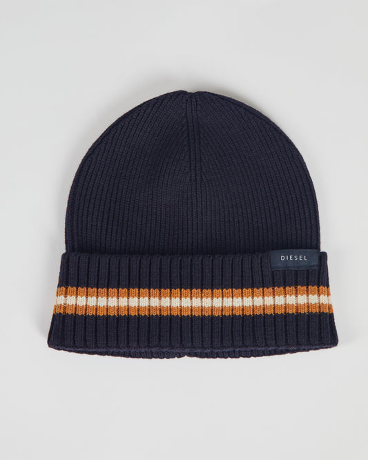 William Hat Navy/Maple Wood