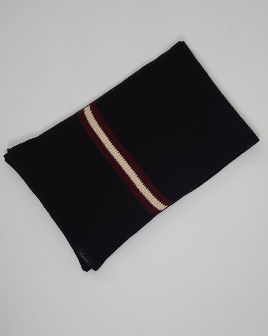 William Scarf Black/Wine Port