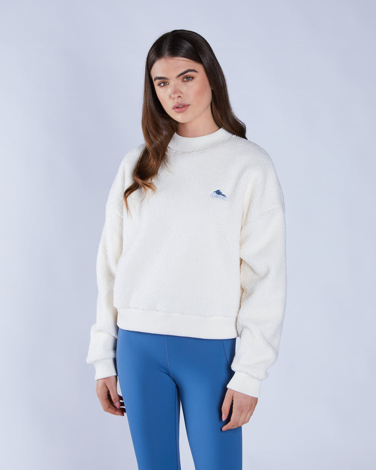 Winifred Borg Fleece Sweatshirt Snow