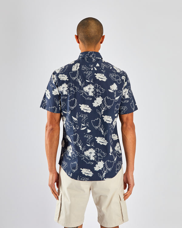 Wilder SS Shirt Navy Print