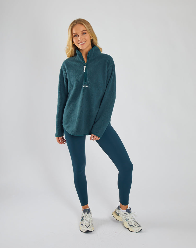 Kai Fleece Half Zip Alpine Green