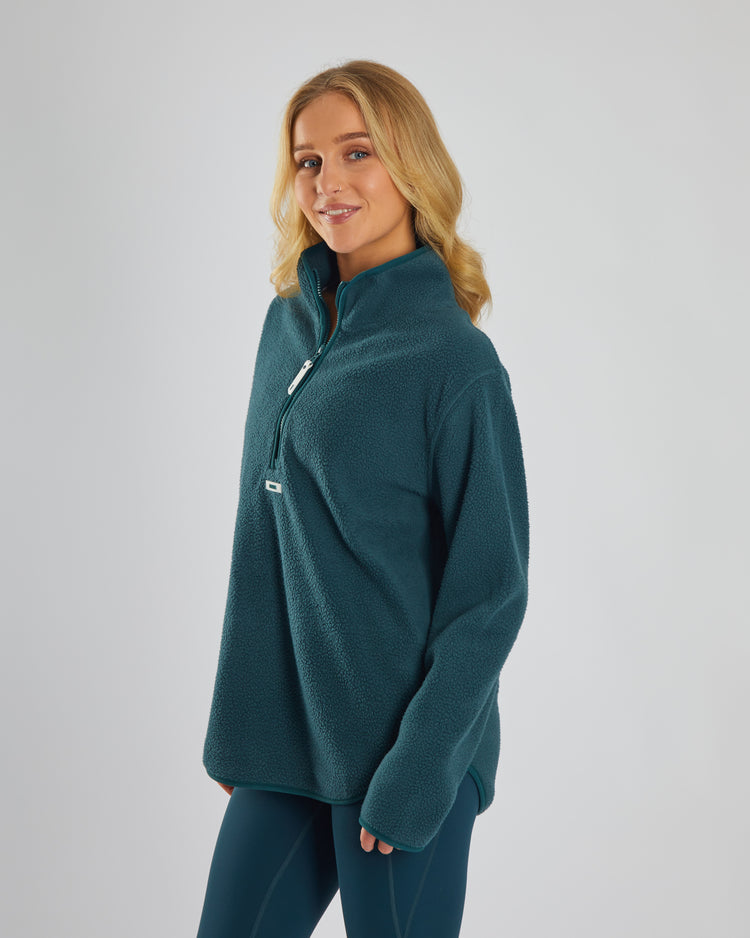 Kai Fleece Half Zip Alpine Green