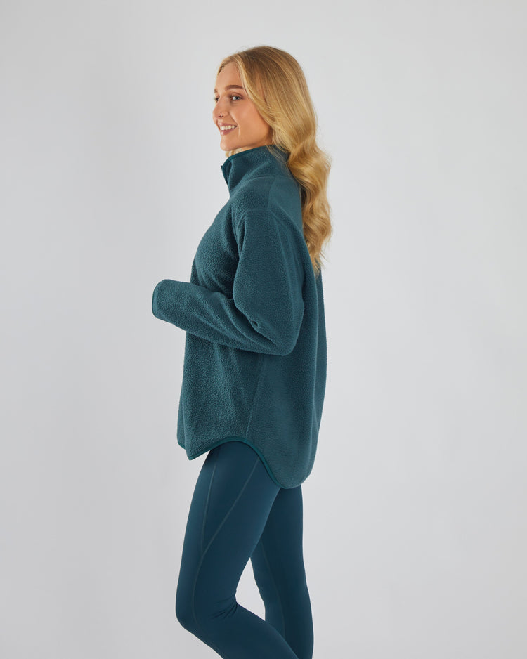 Kai Fleece Half Zip Alpine Green