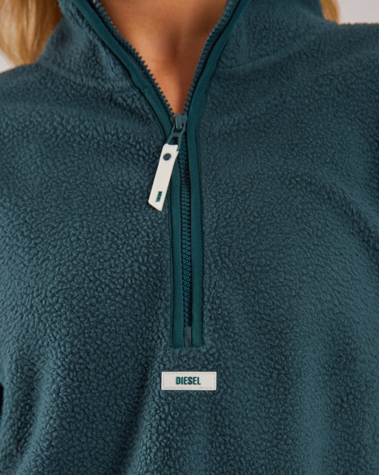 Kai Fleece Half Zip Alpine Green