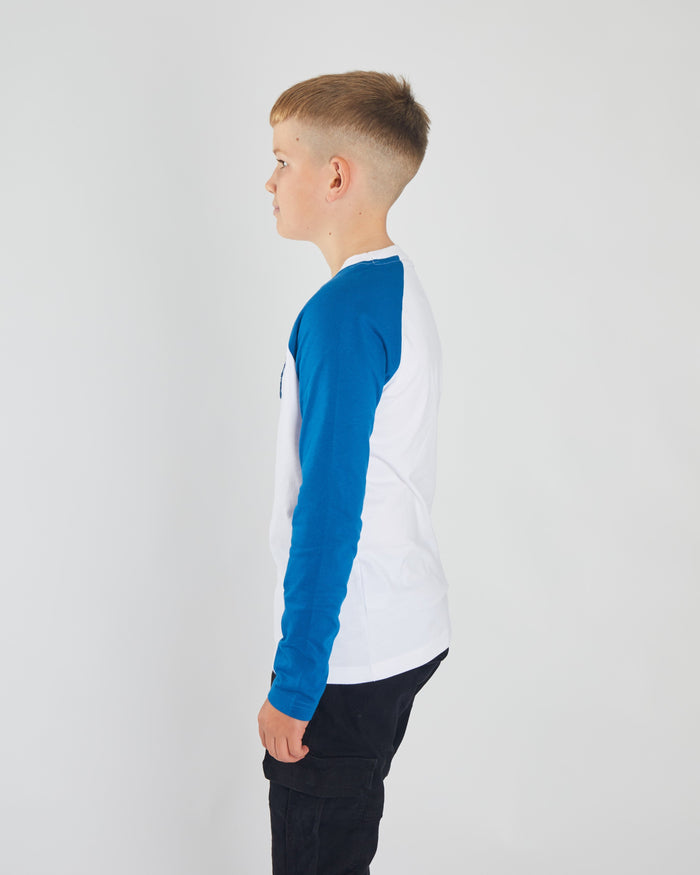 Carter L/S Tee Petrol / White