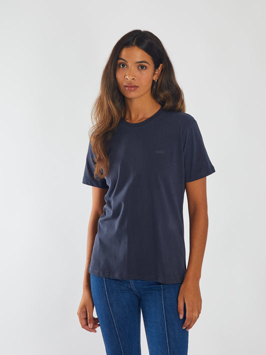 Jada Basic O Neck Navy Planet